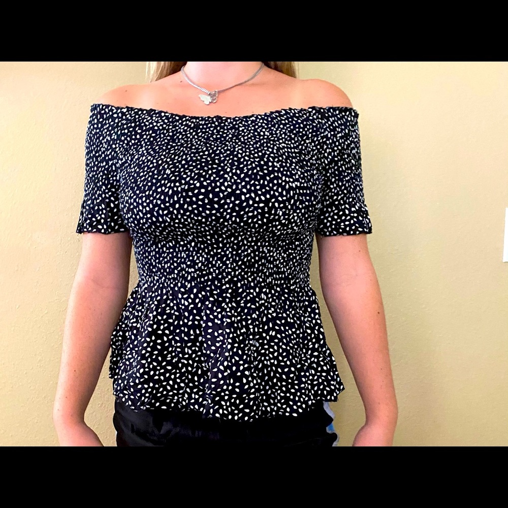 Off the shoulder blouse